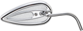 Arlen Ness Teardrop Right Mirrors