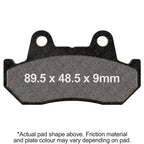 EBC 92-93 Honda CN 250 Helix Front Left/Right FA-SFA-X Brake Pads