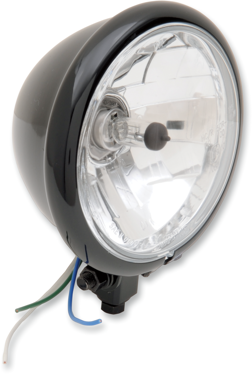 Drag Specialties Headlight 5.75' Sprgr - Black