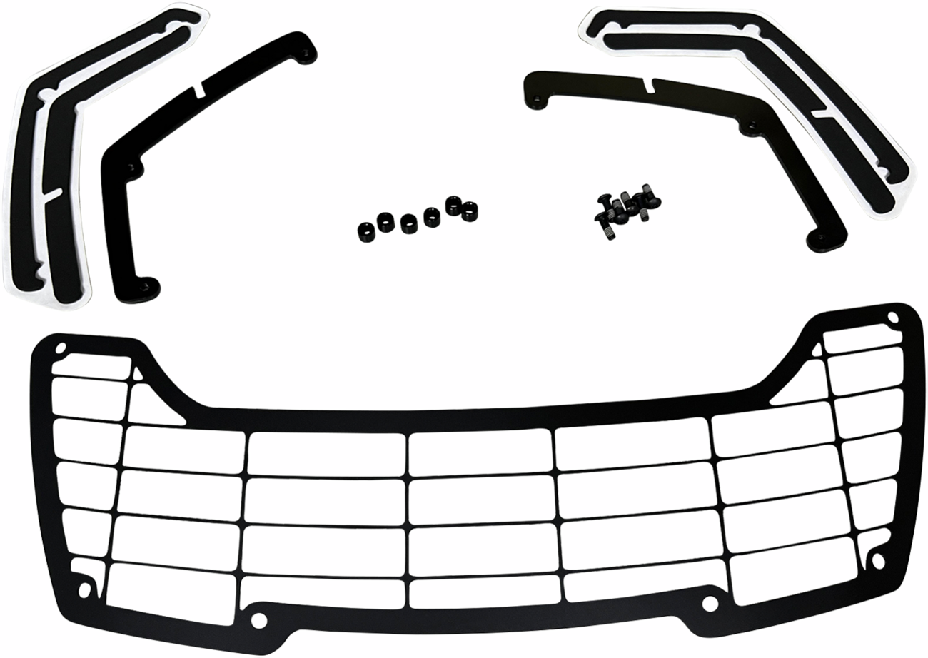 Drag Specialties Headlamp Guard Kit Alum Blk 21-23 Pan America