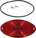 Drag Specialties Lens, Cateye - Red