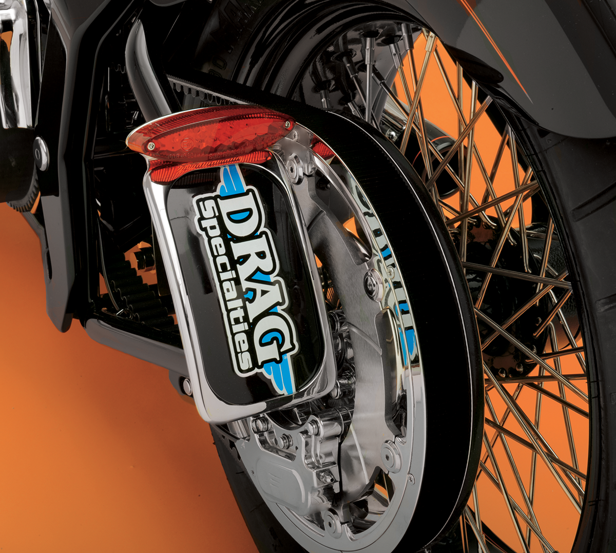 Drag Specialties Taillight Cateye Red Led