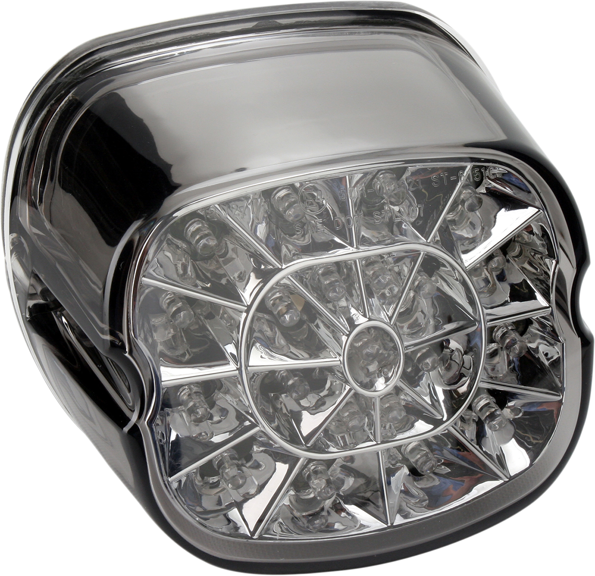 Drag Specialties Taillight Web Led Smk Btm