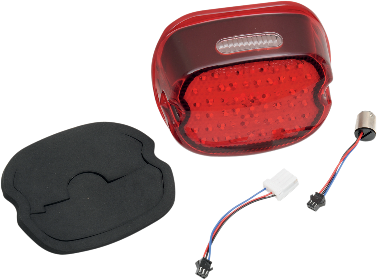 Drag Specialties Taillight Red/top Lo Pro
