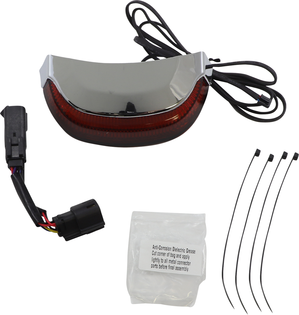 Ciro Taillight Ltstrk - Red/Chrome