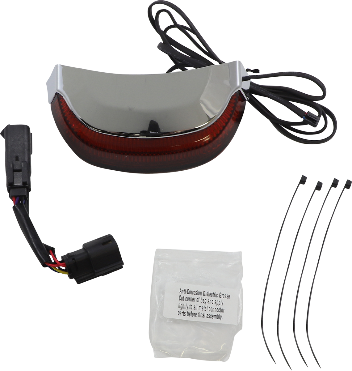 Ciro Taillight Ltstrk - Red/Chrome