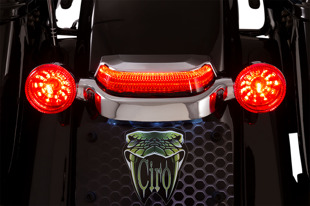 Ciro Taillight Ltstrk - Red/Chrome