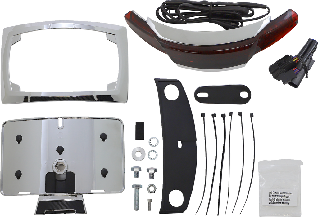 Ciro Taillight/lp Ls - Chrome/Red