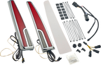 Ciro Taillight Led Tri Glide Red Lens - Chrome