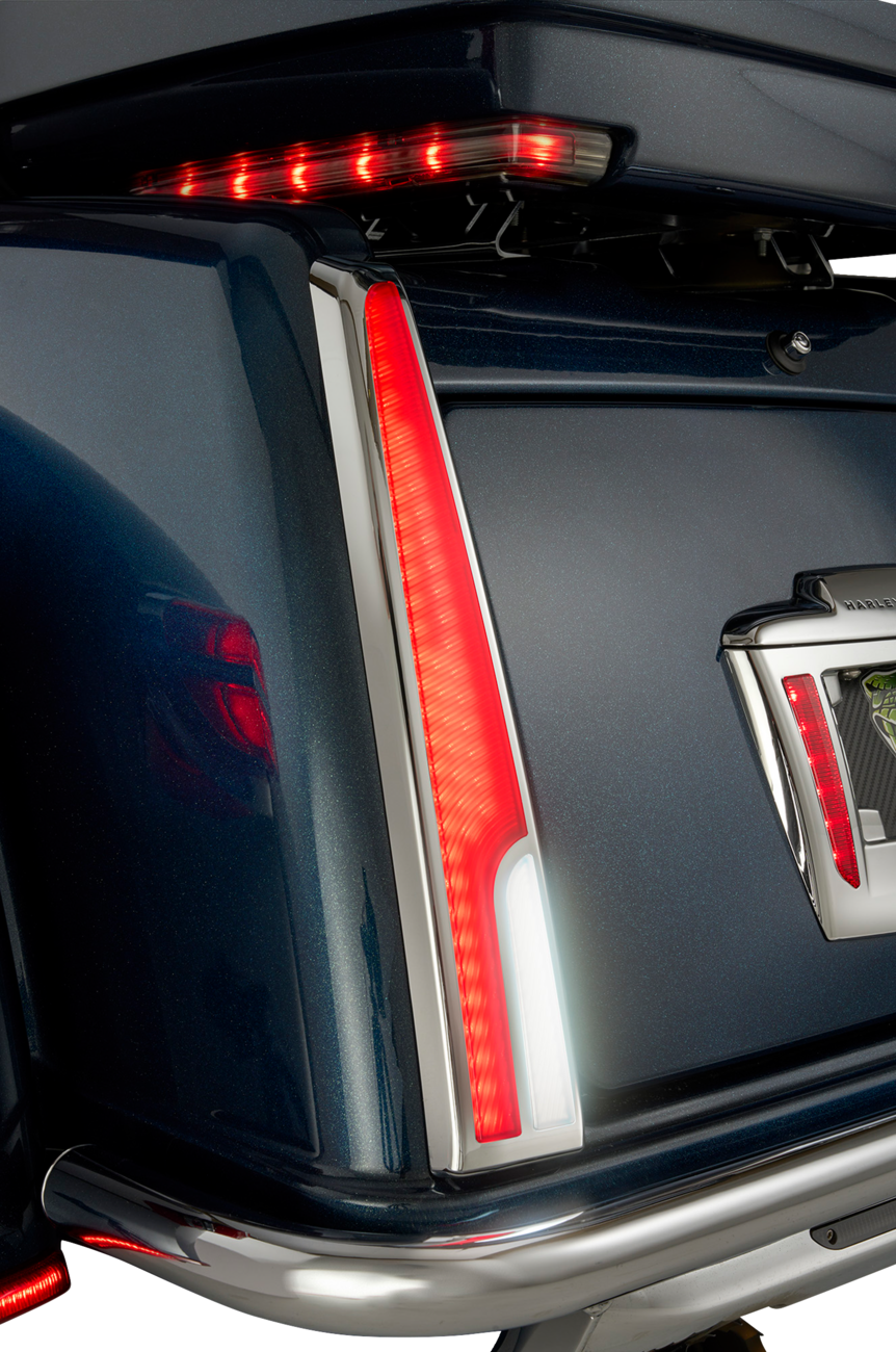 Ciro Taillight Led Tri Glide Red Lens - Chrome