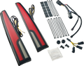 Ciro Taillight Led Tri Glide Red Lens - Black
