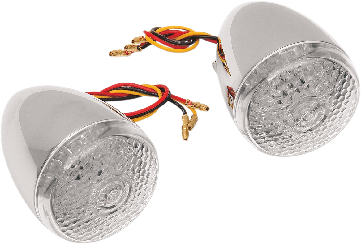 Drag Specialties Turn Signal,ambr-clr Front