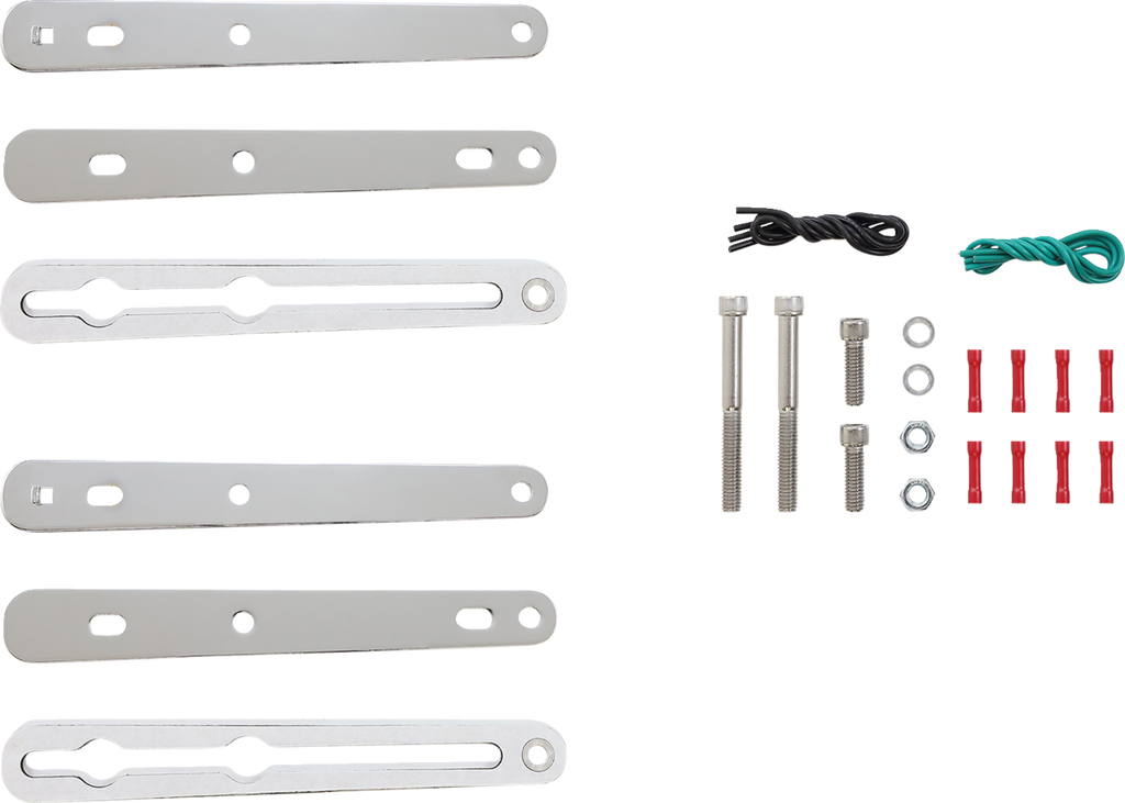 SADDLEMEN Turn Signal Relocation Kit - Sportster - Chrome