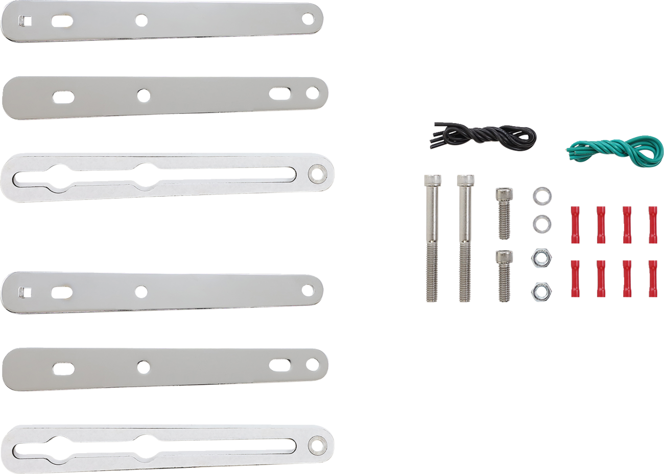 SADDLEMEN Turn Signal Relocation Kit - Sportster - Chrome