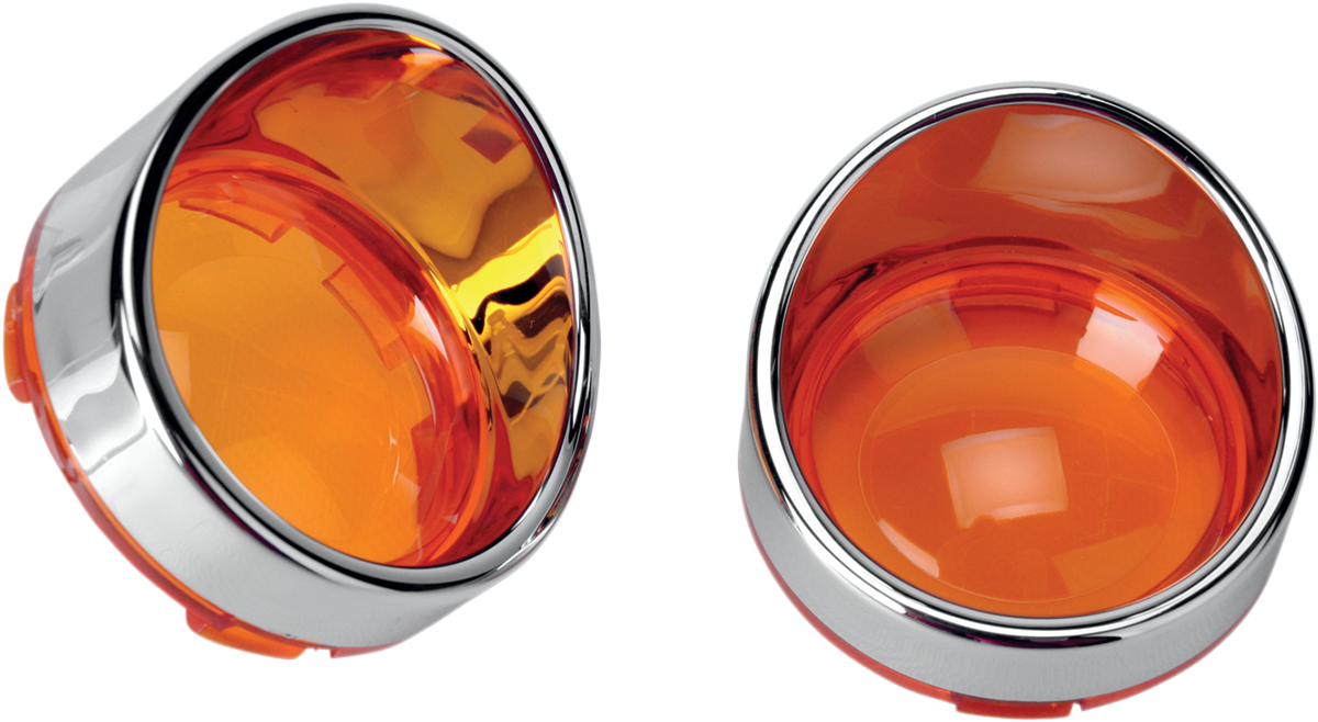 Drag Specialties Bezel T/s Visor Amber