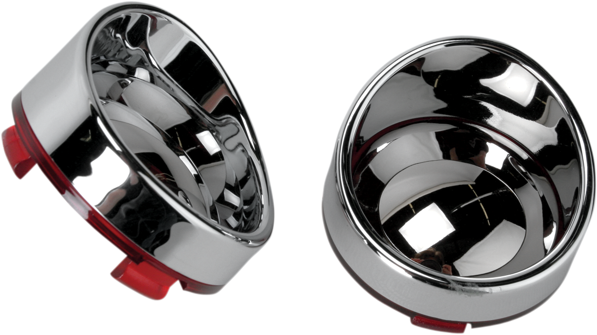 Drag Specialties Bezel T/s Visor Red/mir