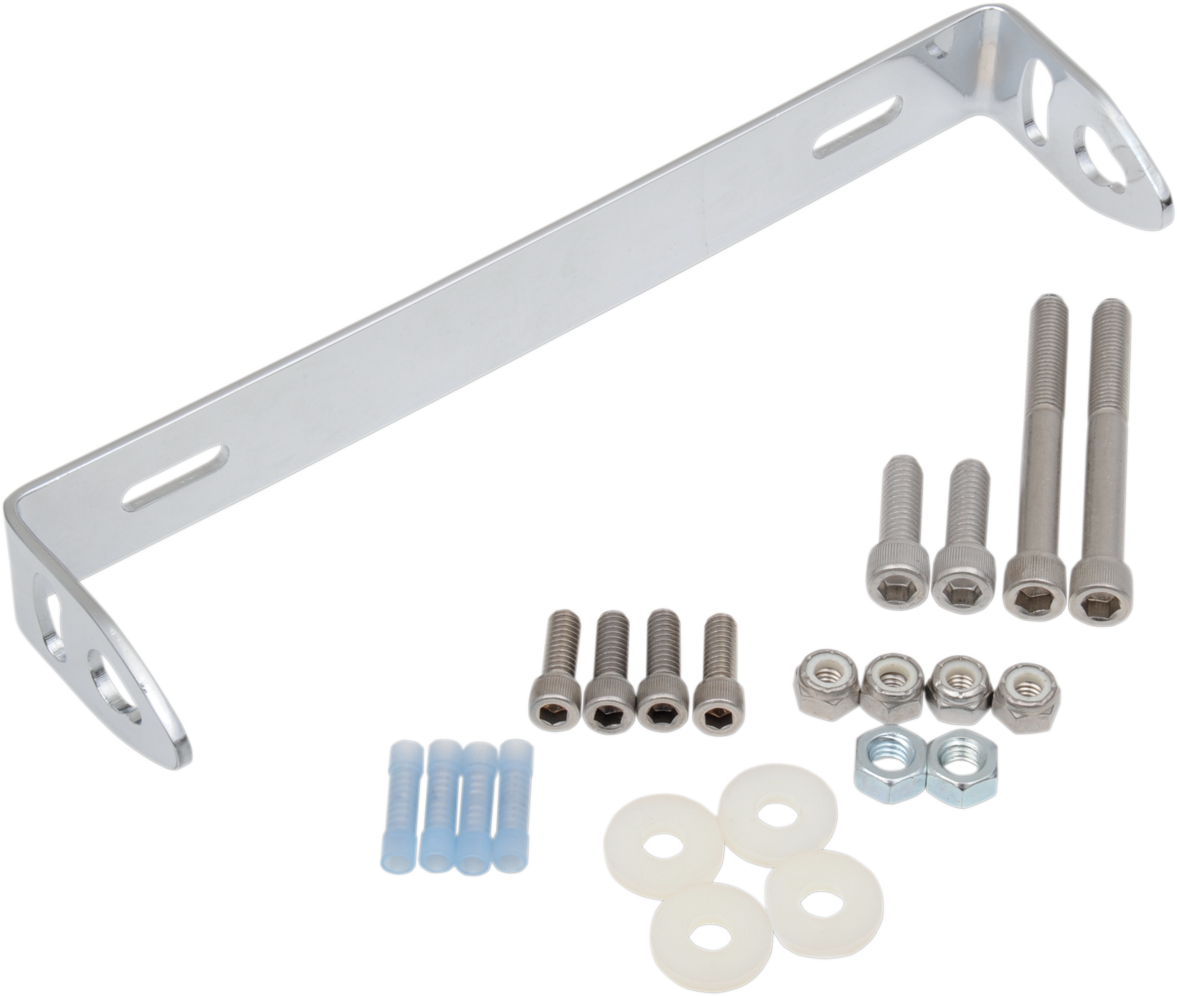SADDLEMEN Turn Signal Relocation Kit - Chrome - Universal