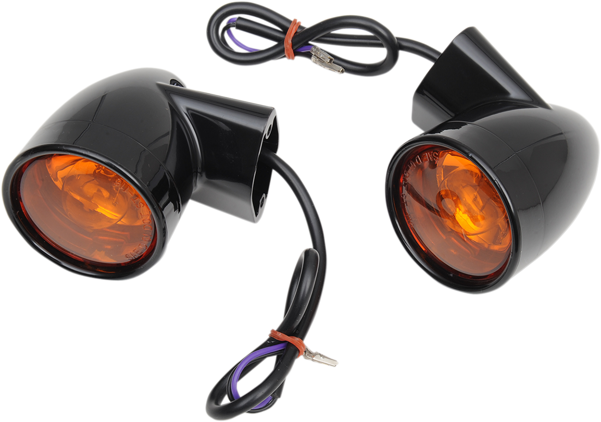 Drag Specialties Lights T/s Bul Blk Rear Flt
