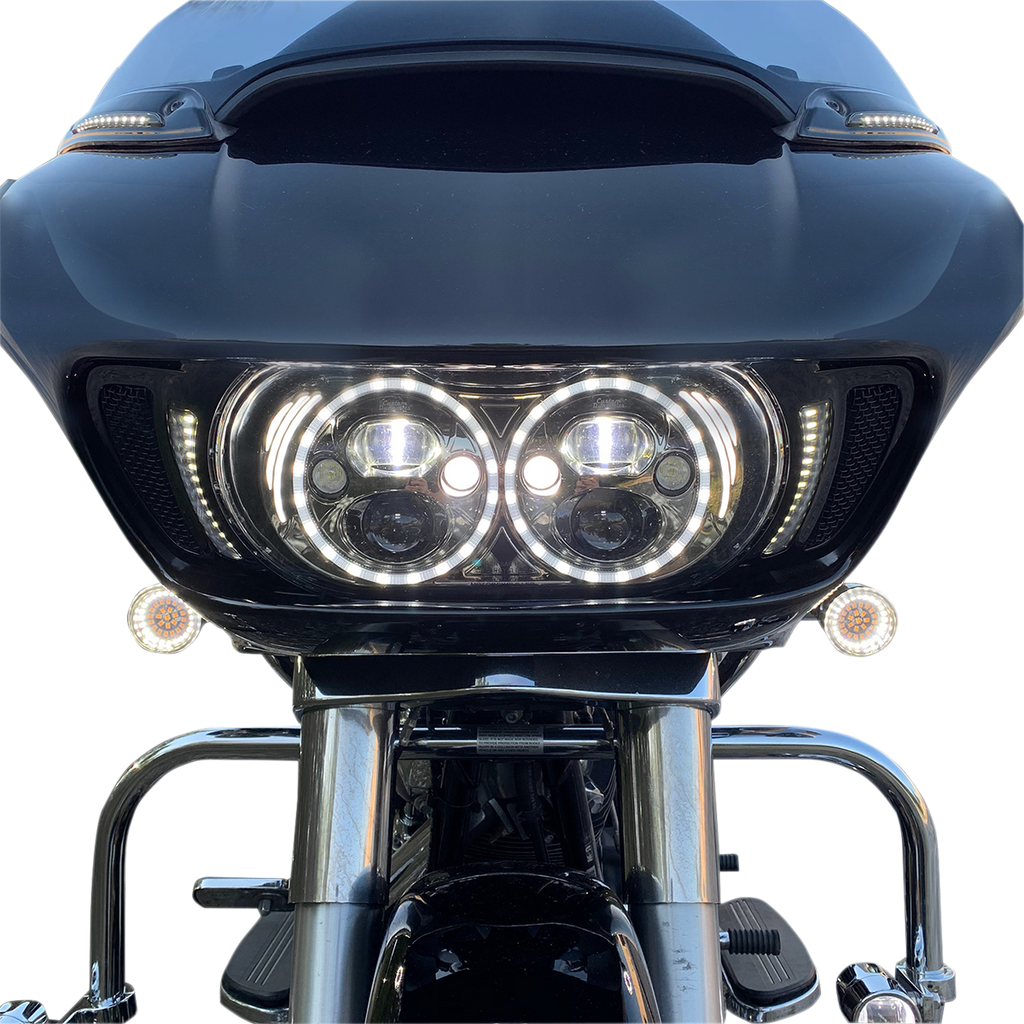 Drag Specialties Light Dual Ring Bllt