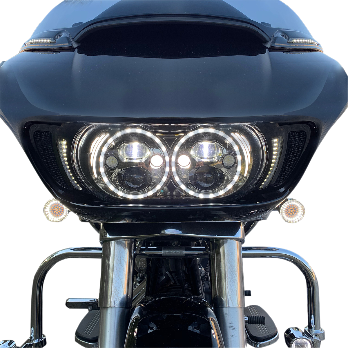 Drag Specialties Light Dual Ring Bllt