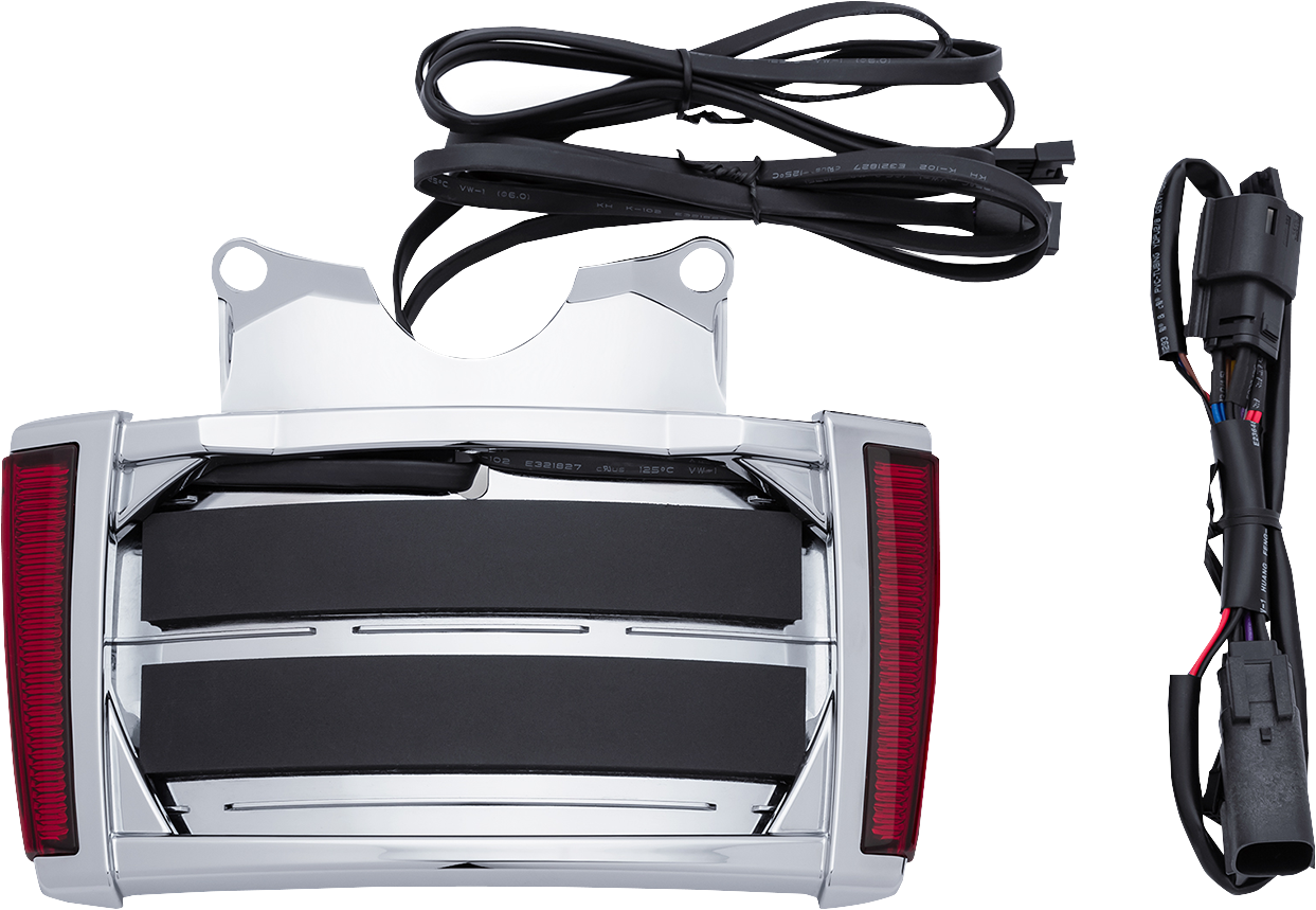 Ciro Frame Lp W/leds - Chrome/Red