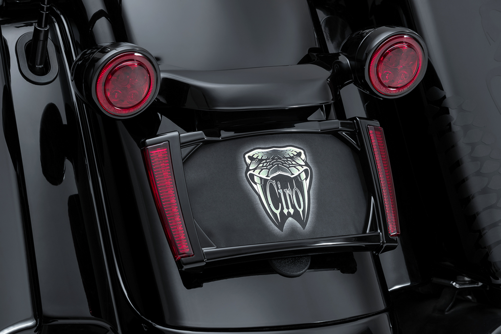 Ciro Frame Lp W/leds - Black/Red