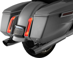 Ciro License Plate Frame Curved With Led Light Black