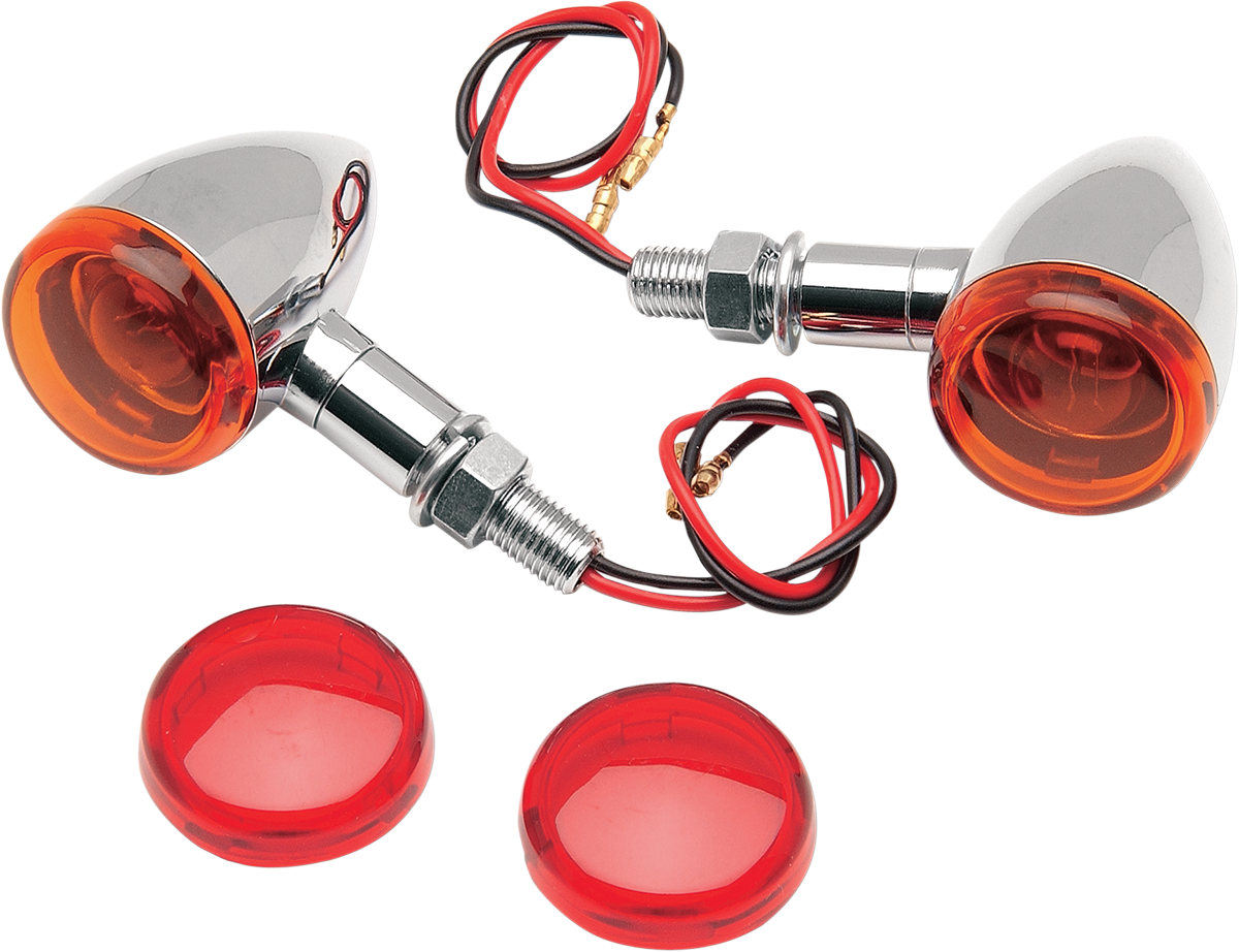 Drag Specialties Light,mini-duce Ambr/rd