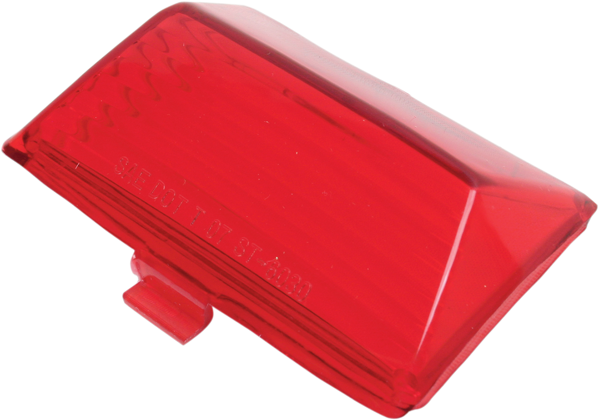 Drag Specialties Lens Tip Red R 80-08FLT