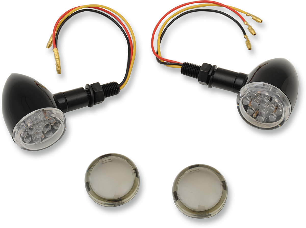 Drag Specialties Light Blk Am Led Clr/smk
