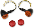 Drag Specialties Light Blk Led Ambr/red