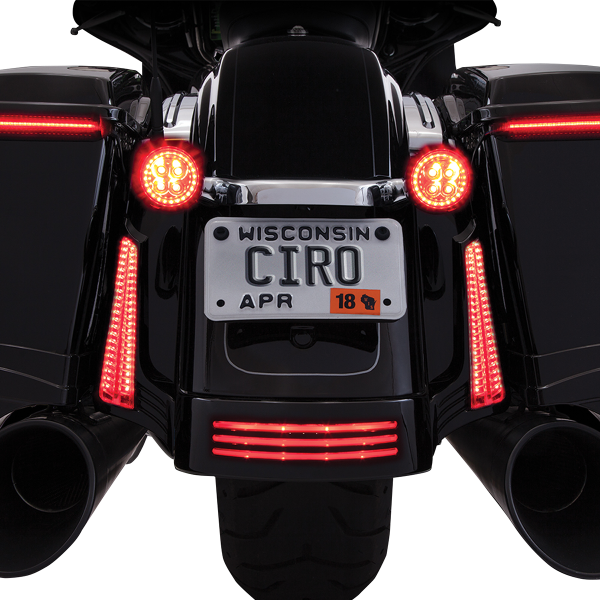 Ciro Light Fang Rear Chrome