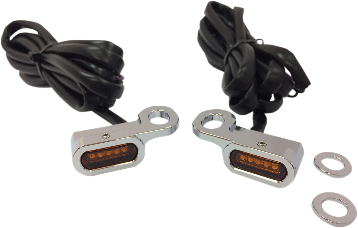 Drag Specialties Lights Mrkr Chr Ambr Hyd