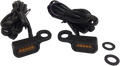 Drag Specialties Lights Mrkr Blk Ambr Hyd