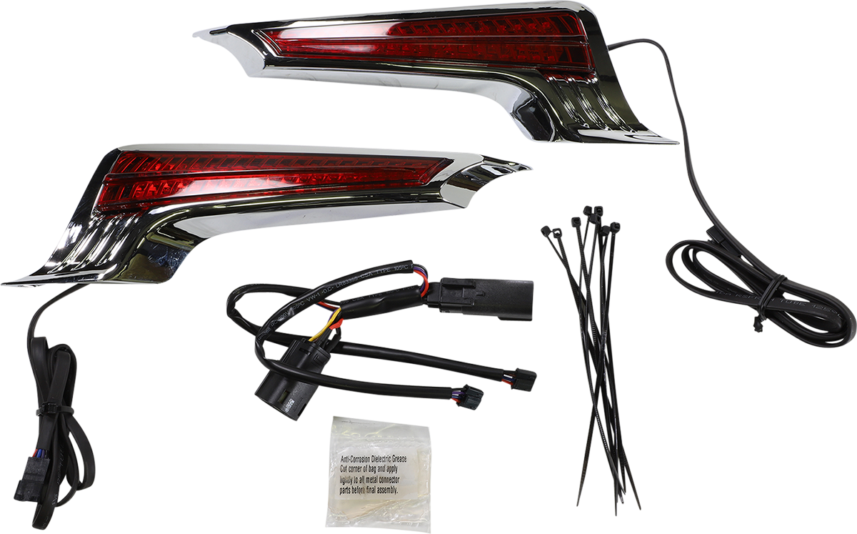 Ciro Lights Fill Flhx - Chrome/Red