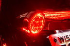 Ciro Light Fang Rear - Chrome/Red