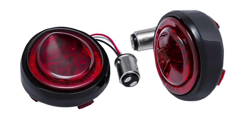 Ciro Light Fang Rear - Black/Red