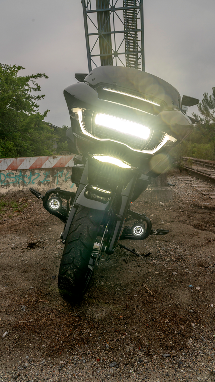 Ciro Light Fairing Vent With T-signals Roadglide
