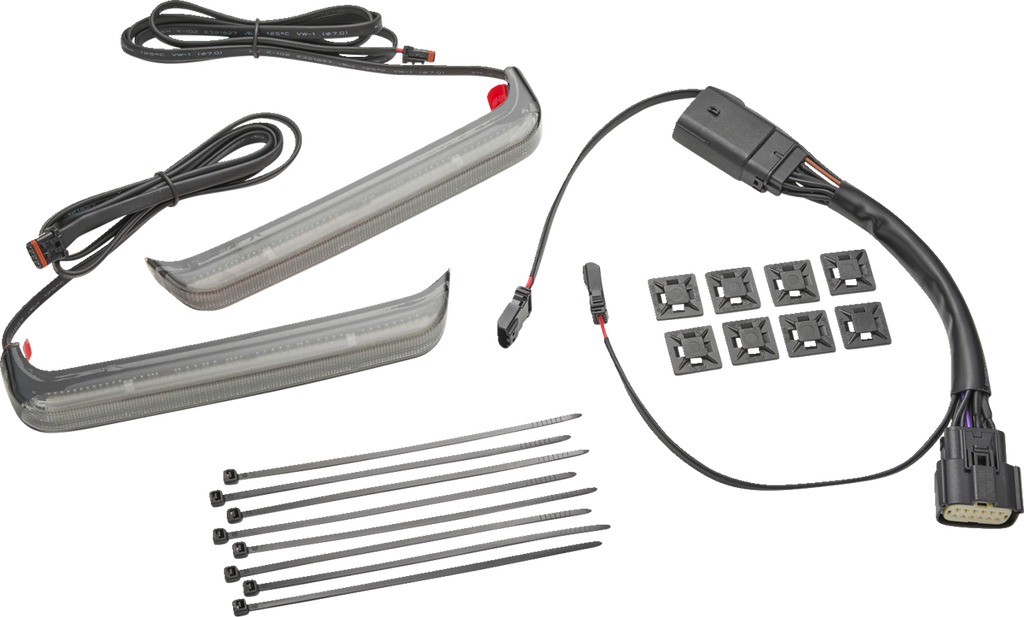Ciro Light Bag Blades Smoke Lens Red Leds