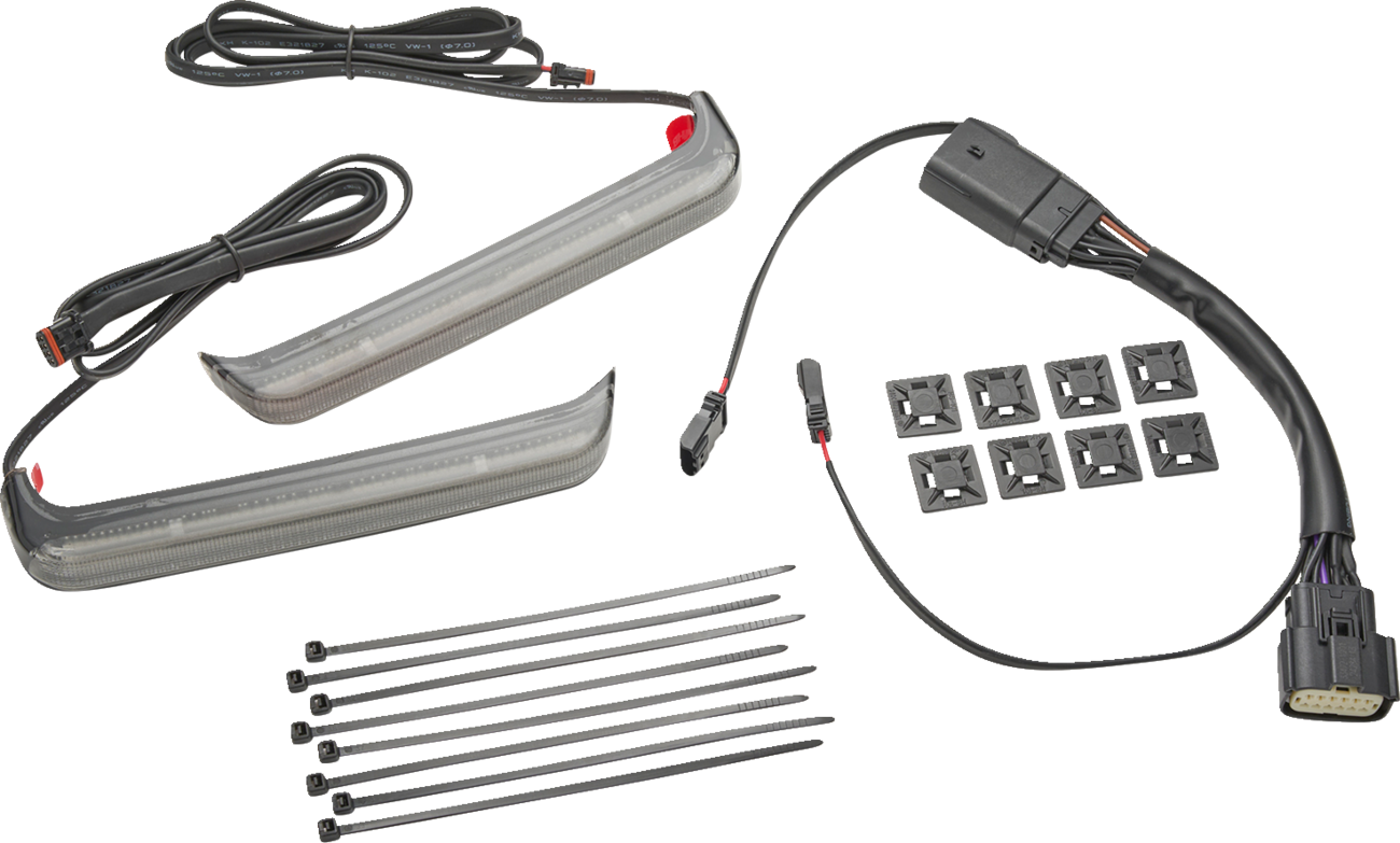 Ciro Light Bag Blades Smoke Lens Red Leds