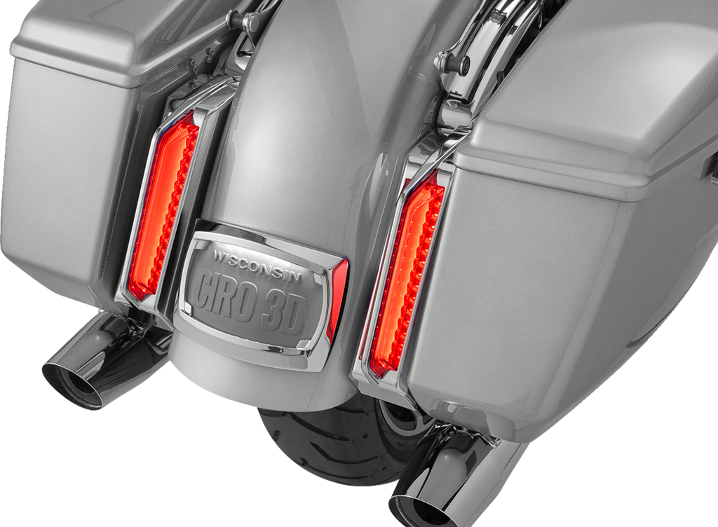 Ciro Lights Tail Filler Panel Smoke Lens Chrome