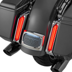 Ciro Lights Tail Filler Panel Red Lens Chrome