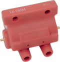Drag Specialties Coil Molded 3 Ohm - Red