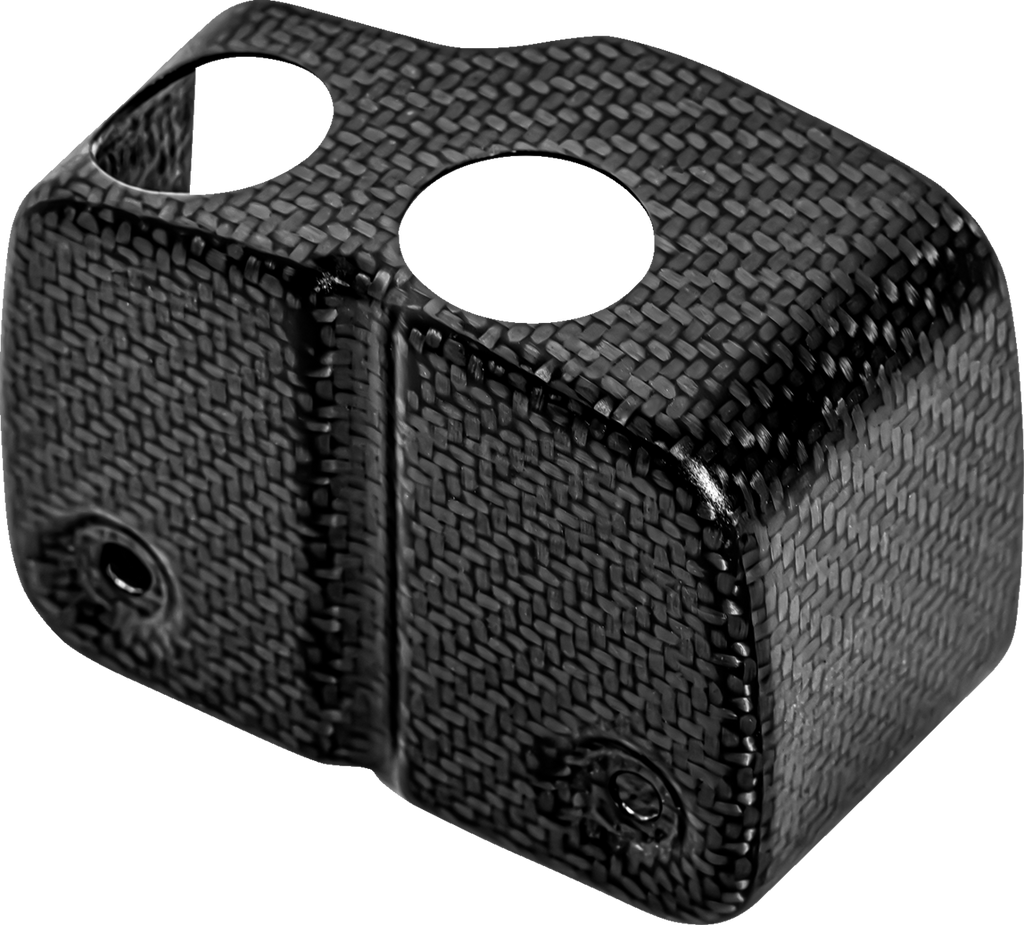 SADDLEMEN Coil Cover - Carbon Fiber - Gloss Black