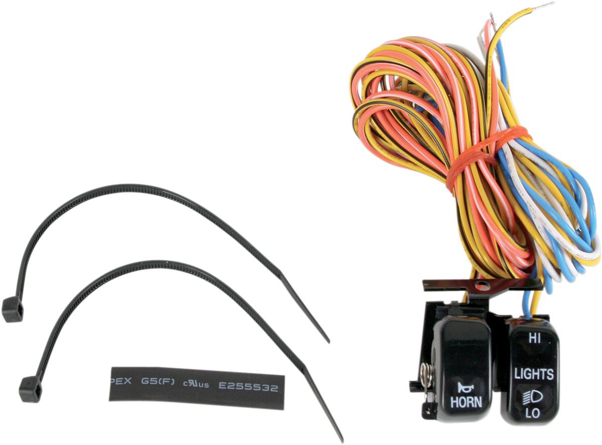 Drag Specialties Switch Blk DIM/HRN60'LD