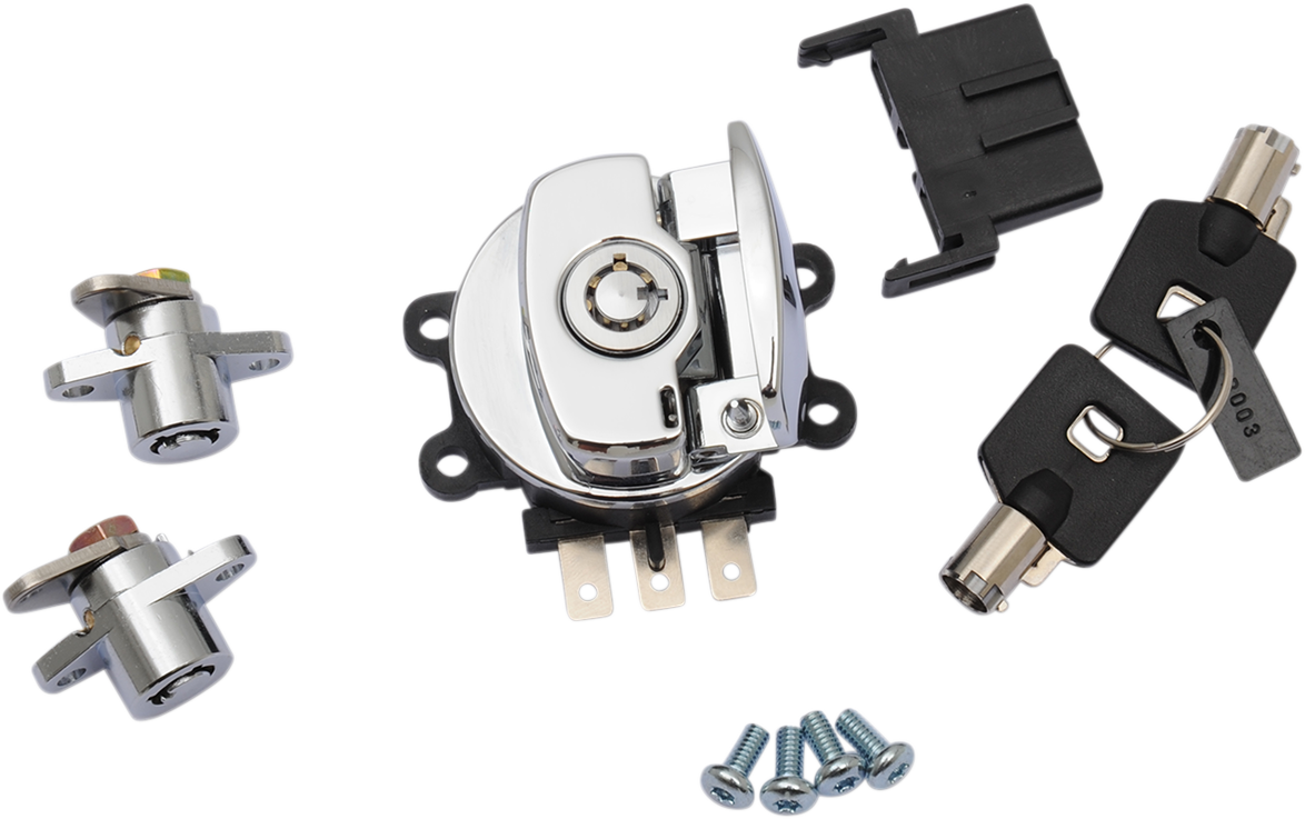 Drag Specialties Switch Ign W/sb Locks - Chrome