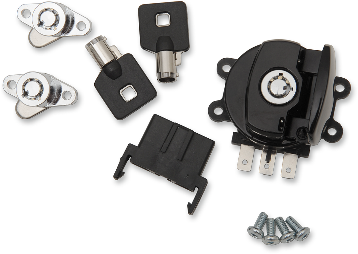 Drag Specialties Switch Ign W/sb Locks - Black