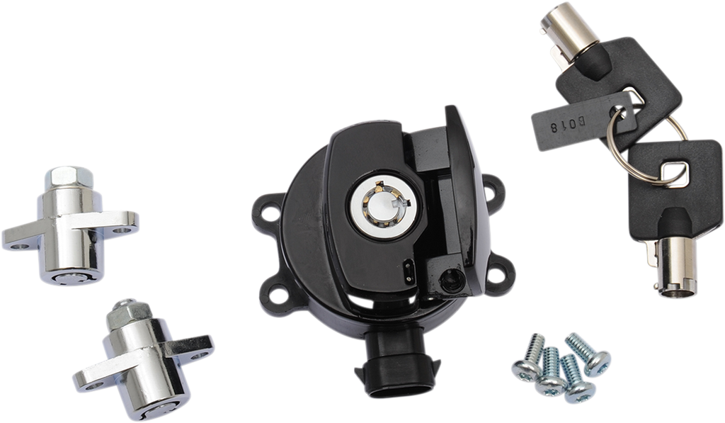Drag Specialties Switch Ign Blk+lcks 14-22