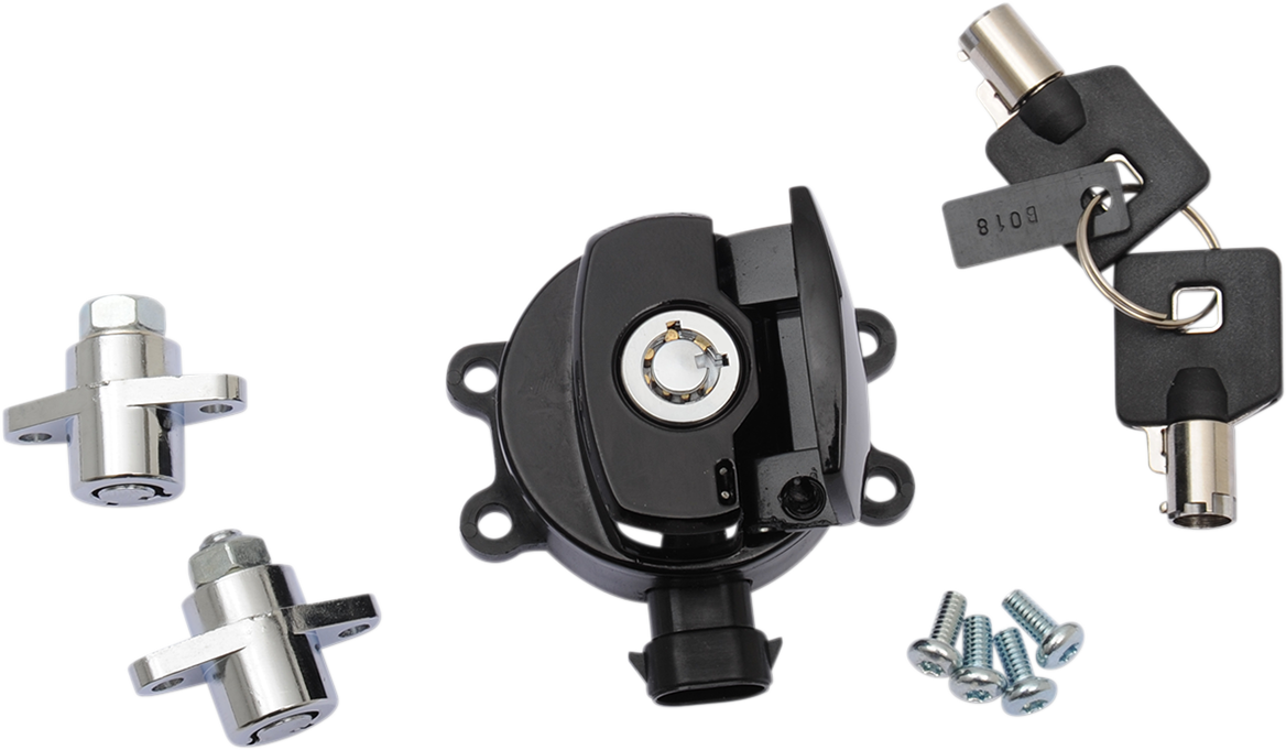 Drag Specialties Switch Ign Blk+lcks 14-22