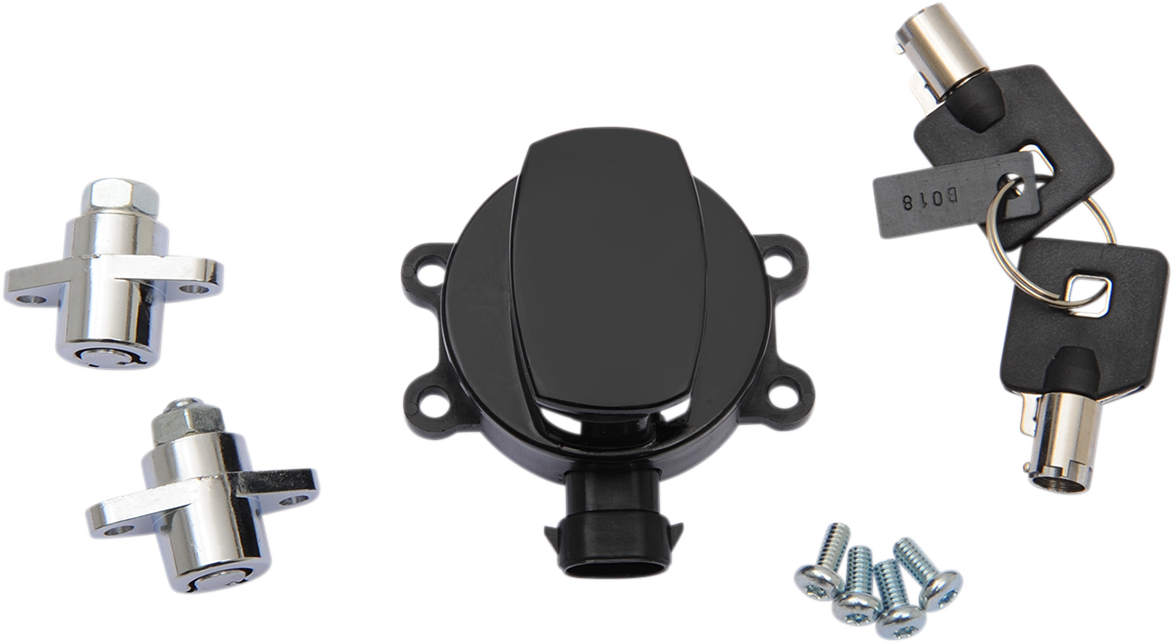Drag Specialties Switch Ign Blk+lcks 14-22
